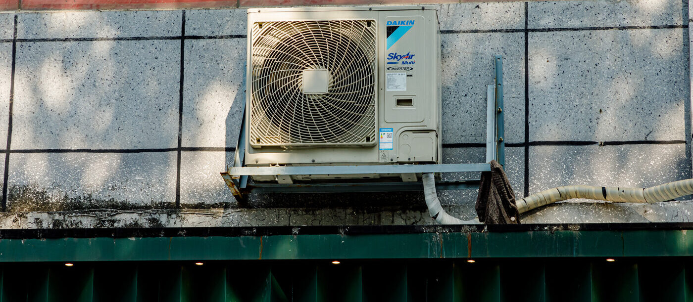 Daikin outdoor condenser, reference photo, not a Trade Servicez job